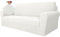 Ystyle Funda Sofa 3 Plazas, Ajustables Fundas Sofa Elasticas, Protector Sofa Gatos Arañazo y Perros Mascotas, Funda de Sofá con Reposabrazos Antideslizante Antimanchas Lavable, Blanco