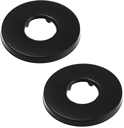 Queenbox 5,4 cm Rosette Flansch Platte Rohr Abdeckung, Runde Edelstahl Wasserrohr Wandabdeckung für Ersatz Reparatur, a