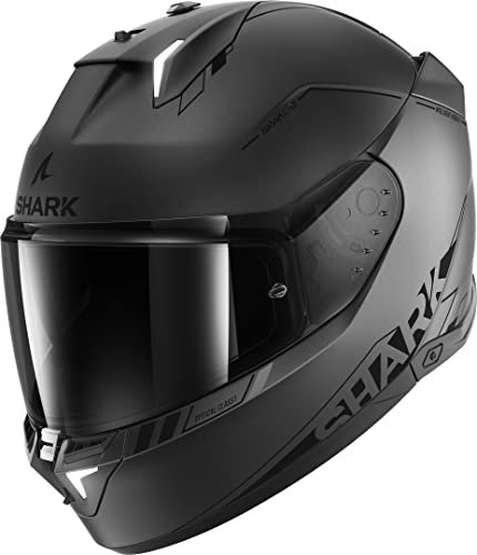 Shark Skwal I3 Blank SP Aks Casco Integral Moto, Unisex Adulto, Grey/Black, XS
