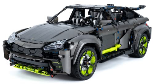 Technik Auto für Lambor Urus, 1:8 Groß Auto Modellbausatz, 3251 Teile Klemmbausteine Technik Auto MOC Set, Kompatibel mit Lamborghini Urus Technik