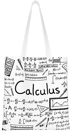 Mathematik Geometrie Geek Calculus Casual Taschen Crossbody Tasche Geldbörse Für Frauen Reise Schulter Taschen Handtaschen Eco Tasche, Schwarz , Einheitsgröße