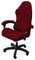 LIFEDX Coprisedia da Gaming Elasticizzata,Ergonomica Coprisedia per Sedia da Gioco,Fodera per Sedia da Ufficio con Braccioli/Schienale della Sedia per Sedia da Computer Gioco,Senza Sedie-Wine Red