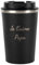 Ocadeau Mug isotherme noir personnalisé gravé – Mug double paroi 350ml avec couvercle – Gravure texte sur ce mug noir à personnaliser