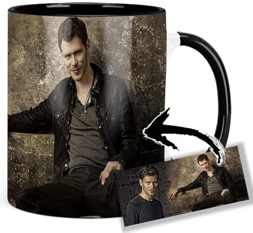 The Vampire Diaries The Originals Klaus Mikaelson Joseph Morgan Tasse Innen & Henkel Schwarz Keramikbecher Mug