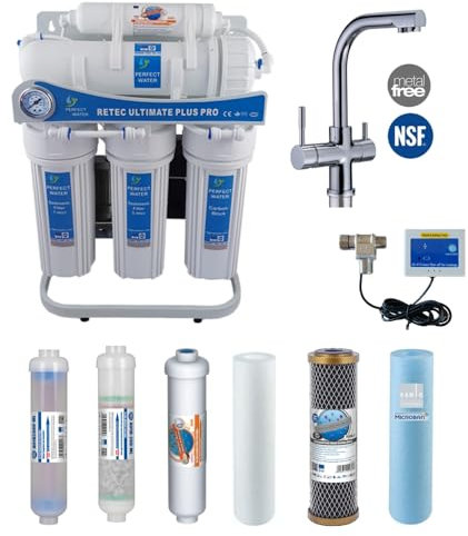 Umkehrosmoseanlage 800 GPD Perfect Water No. 1 Ultimate Plus PRO kein Tank nötig Wasserfilter Trinkwasser Reverse Osmosis