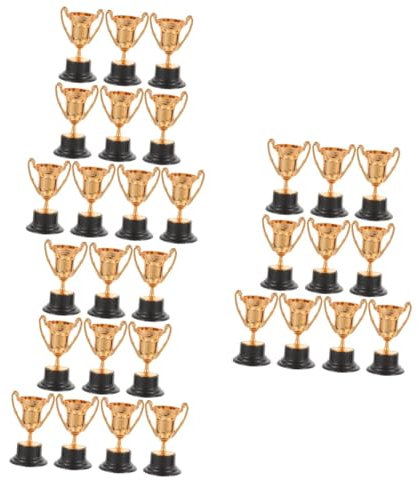 Gadpiparty 30 Stück Mini-Trophäen Große Für Kinder Auszeichnungen Trophäen Pokale Siegertrophäe Lustige Trophäe Für Kleine Trophäen Kinderspielzeug