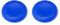 OcioDual 2X Cubierta de Agarre para Joystick Mando PS5/PS4/FAT/Slim/Pro Xbox One Eje L3 R3 Gomas Azul, Accesorios Protección Joystick