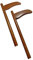 TEKKA BUDO Kama Basic - Hartholz Trainingskama 45 cm - Kampfsport Training Übung