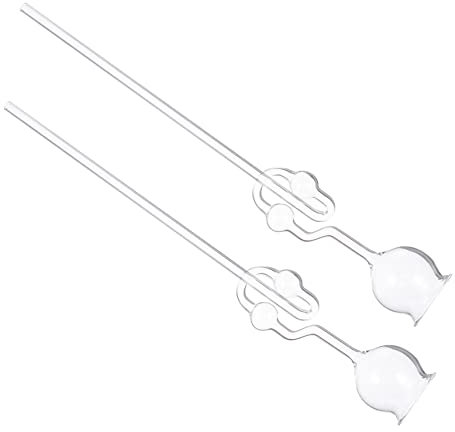 Gatuida 2piezas Embudos De Laboratorio Embudo Ecológico Reutilizable Vidrio Resistente Fácil De Limpiar Para Experimentos Científicos