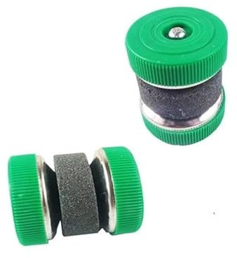Akerda Knife Sharpener Roller Knife Sharpener Mini Round Sharpening Wheel Green