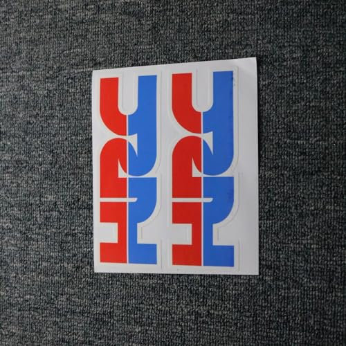 MPODYTSF Aufkleber für Motorrad Für H-ONDA HRC CBR 650F 650R 600RR 600 Motorrad Aufkleber Aufkleber(Red Blue)