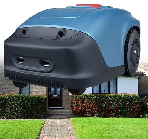 WEIMILOR Tondeuse Robot Automatique avec Câble Périmétrique - Couverture 1000m², Hauteur Réglable 20-50 mm, Pente 33°, Contrôle par Application