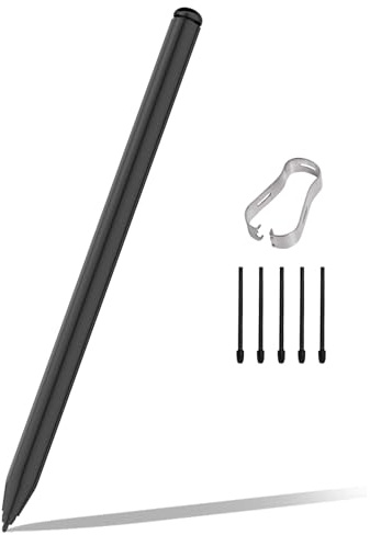 EMR Stift für Remarkable 2, Magnetischer Stift mit Radierer | Digitalstift mit 5 Stiftspitzen, 4096 Druckstufen, Handballenerkennung, Kindle Stift Kompatibel Remarkable 2/1/Kindle Scribe