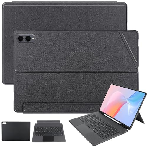 Keyboard Case Bluetooth Compatible with Galaxy Tab S11 Ultra 5G 14.6'' | with 2025 SM-X930/X936B, Magnetic Wireless UK Layout Trackpad Keyboard Cover with Trackpad/Pencil Holder/7 Backlit