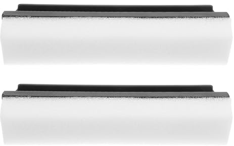HOMSFOU Lot de 2 Brosses Nettoyantes pour Poils de Barbe Lavabo Brosse Noire à Poils Doux pour Nettoyage de Comptoirs Portable et Réutilisable Salle de Bain et Salon de Coiffure