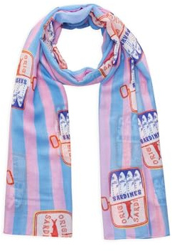 CODELLO PRINTED SCARF MODAL/COTTON SADRINES
