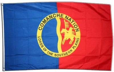 Flaggenfritze Fahne/Flagge Indianer Comanche + gratis Sticker