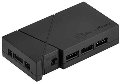 SilverStone SST-LSB01 - RGB LED Steuerbox mit 8 RGB-LED-Anschlüssen, inklusive 2x 5050 RGB LED Streifen 300mm
