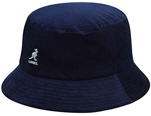 Kangol Unisex Cord Bucket Fischerhut, Blau (Navy NV411), XL
