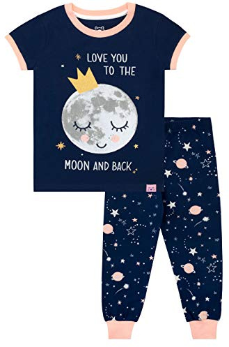 Harry Bear Girls Moon Pyjamas Snuggle Fit