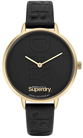 Superdry Herren Armbanduhr Ascot schwarz 36 mm