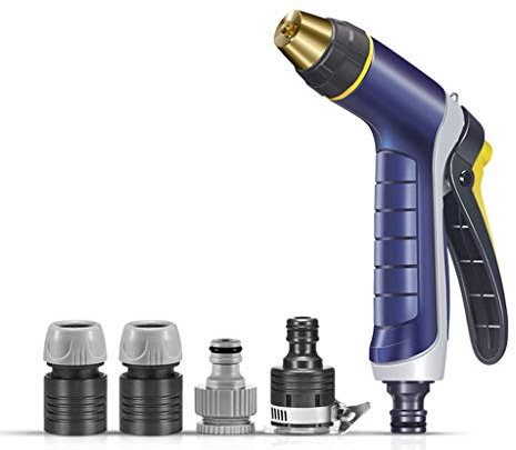 H-M-SJZ Alta Pressione Pistola Lavaggio Artefatto di Rame, Un Tubo da Giardino con Raccordi in Ottone/Doccia di più - for L'irrigazione Giardino, Pulizia (Size : A)