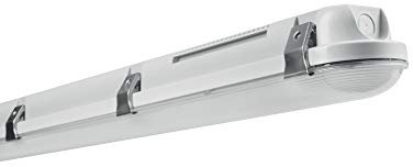 LEDVANCE Feuchtraumleuchte LED: für Decke/Wand, DAMP PROOF DALI, 30 W, 220…240 V, Cool Daylight, 6500 K, Gehäusematerial: Polycarbonat (PC), IP65, 1-er-Pack