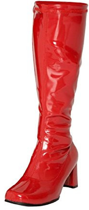 Gizelle Damen Gogo Kniehohe Stiefel, rot, 38 EU