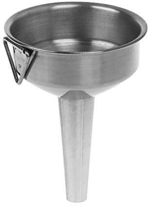 NOWON Praktische Edelstahl Weithalsfüllung Flüssiges Weinöl Honig Trichter Küche Home Hanging Tools