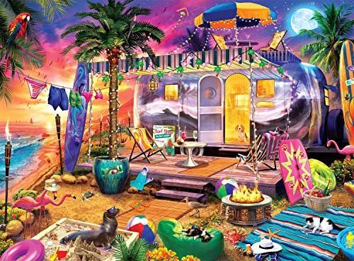 Buffalo Games 11861 Strandurlaub Puzzle, Mehrfarbig, Large
