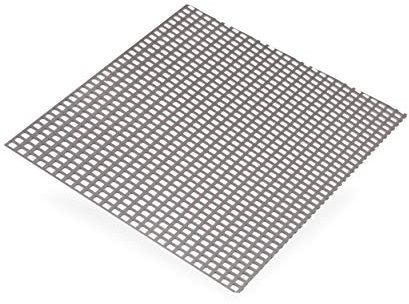 Chapa de acero perf cuadrada 5,5 mm 500 x 500 mm