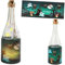 3 Stück Glas - Lichterflaschen Motiv frei wählbar 6 Stück LED lustige Eulen - Happy Halloween inkl. Name - Timer Funkiton - LICHT Dekoflaschen/FLA..