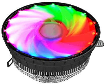 CPU Cooler Fan Heatsink RGB LED for Intel LGA1156/1155/1151/1150/775 AMD AM3+