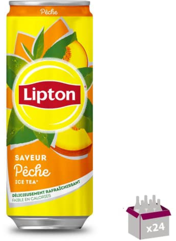 Lipton Ice Tea Pêche Slim - 24 x 33 cL