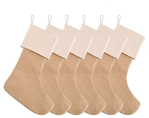Chyuan Weihnachtsstrümpfe Set, große Größe Xmas Sock Sack Geschenktüte Baumschmuck Weihnachtsschmuck Süßigkeitenbeutel Tasche für Geschenke Baumschmuck Kamin Dekoration