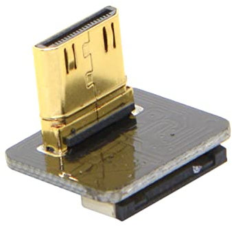 CY CYFPVHDMI Mini HDMI Tipo C Maschio Connettore Giù Angolato 90 Gradi per FPV HDTV Multicopter Fotografia Aerea