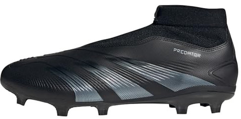 adidas Unisex Predator League Laceless Firm Ground Football Boots Fußballschuhe, Core Black/Carbon/Core Black, 42 2/3 EU
