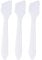 Sonew 3Pcs Facial Mask Spatula Set, Multipurpose Beauty Skin Care Plastic Cosmetic Spatula Applicator, for Applying Face Creams Eye Creams Body Lotions