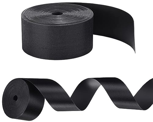 Unterbett-Blocker für Haustiere, Spielzeug-Blocker für Unter Couch und Unter Bett, Schwarzes Kantenband Aus Nylon, Nylon Lamellenleiste für Sofa Boden (Baffle Strip 5*600cm, Montagegurt 75cm)