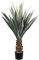 CREATIV green künstliche Agave Pflanze 100cm I künstliche Pflanzen ideal als Zimmer Deko I Pflanzen künstlich mit naturgetreuen & grünen-grauen Blättern I hochwertige Deko Pflanzen künstlich mit Topf