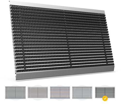 Entrando Fußmatte 60x90 cm – robuste Alu-Konstruktion mit Borsten, für Praxis, Gewerbe & Familien – wetterfester Fußabtreter rutschfest außenbereich – Schwarz