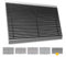 Entrando Fußmatte 60x90 cm – robuste Alu-Konstruktion mit Borsten, für Praxis, Gewerbe & Familien – wetterfester Fußabtreter rutschfest außenbereich – Schwarz