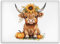 Highland Cow Kitchen Premium Glass Cutting/Chopping Board