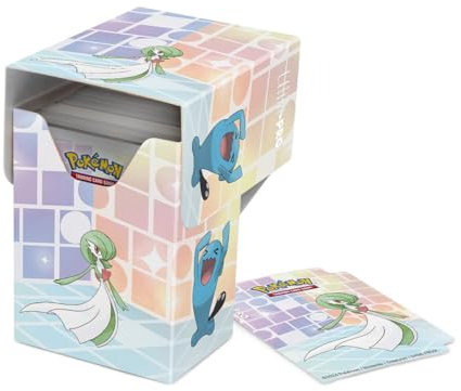 Ultra Pro - Gallery Series Trick Room Full View Deck Box® para Pokémon, diseño Vibrante Favorito del coleccionista, Gran Capacidad, Duradero, Resistente, Caja de Almacenamiento de Tarjetas TCG