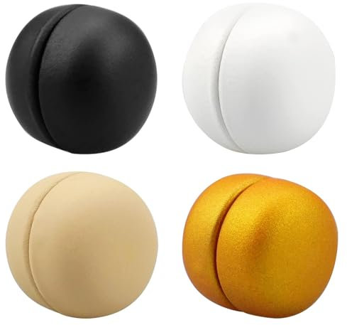 Tiardey 4 Stück Hijab-Magnetnadeln, Hijab-Nadeln für Frauen, vielseitige Bunte kleine magnetische Hijab-Knöpfe für Kopftücher, Schals, Hüte, Stirnbänder