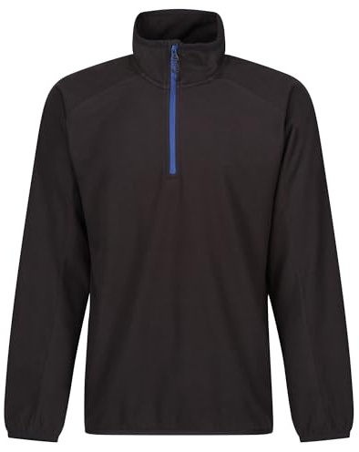 Regatta Professional Men's Navigate Half Zip Fleece in Pile, Nero, M Uomo