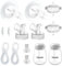 DIFKING 21mm Pump Parts Compatible with Spectra S2 Accessories Spectra S1, Spectra 9 Plus，Spectra Syndergy Gold. Two-Piece Flange 21mm(Separable Shield and Connector) (Full Set-19mm)