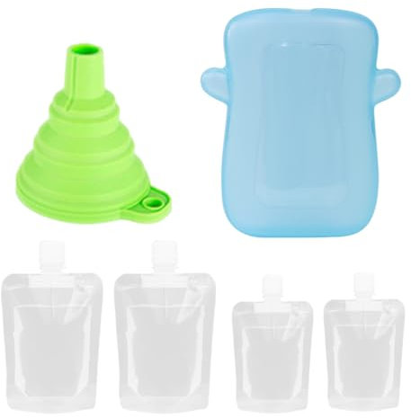 HSKRKOW Pochettes De Nourriture Pour Bébé En Réutilisables, Pochettes À Presser Pour Tout-Petits, Gourdes Réutilisables Pour Bébé Gourdes Pour Compote Ou Purée Stockage De Nourriture Pour Bébé