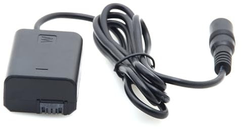 Camera External Power Supply Dummy Battery, NP-FW50 Full Decoding Fake Battery for Sony A7R2 S2 A5100 A6400 A6300