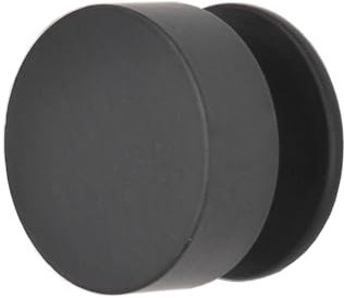 Decoranddecor Limari Modern Round Drawer Knobs – Minimalist 30mm Cabinet Handles – Sleek Kitchen Cupboard Pulls for Furniture, Drawers, and Doors - Matt Black